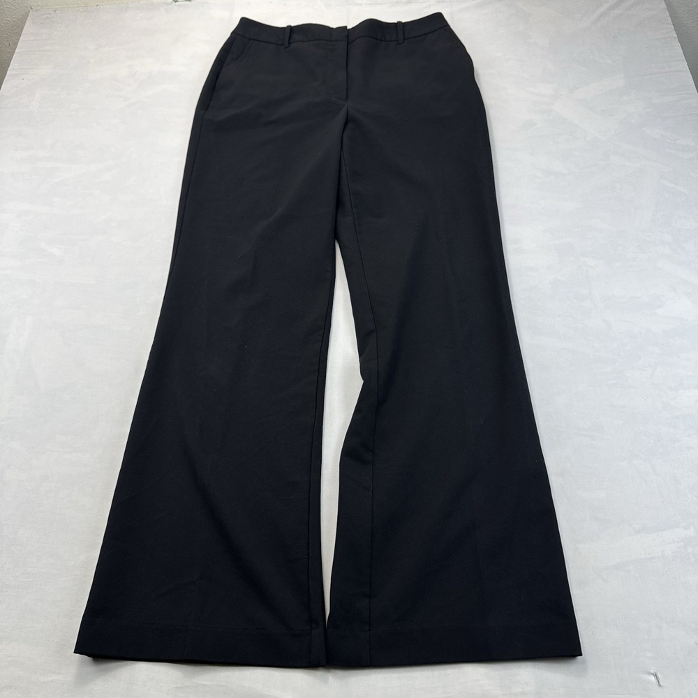 Worthington Womens Trouser Pants Size 6 Black Wide Leg Career Dress Workwear